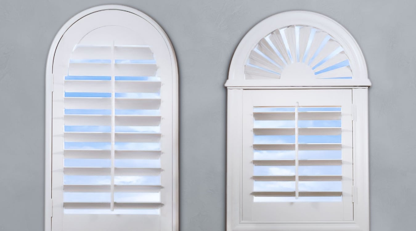 Eyebrow window with custom shutters